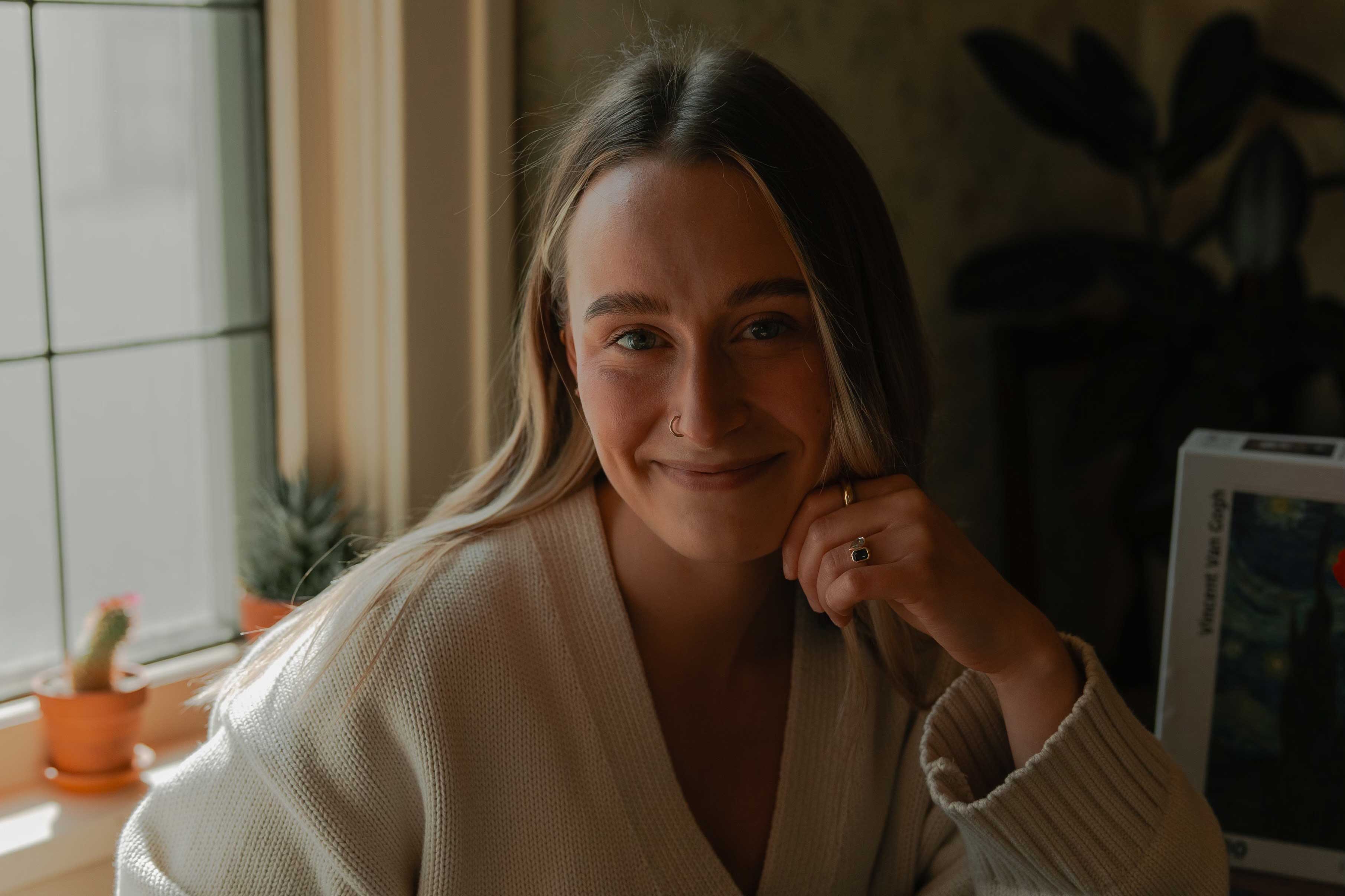 An image of Gino, who is smiling at the camera.