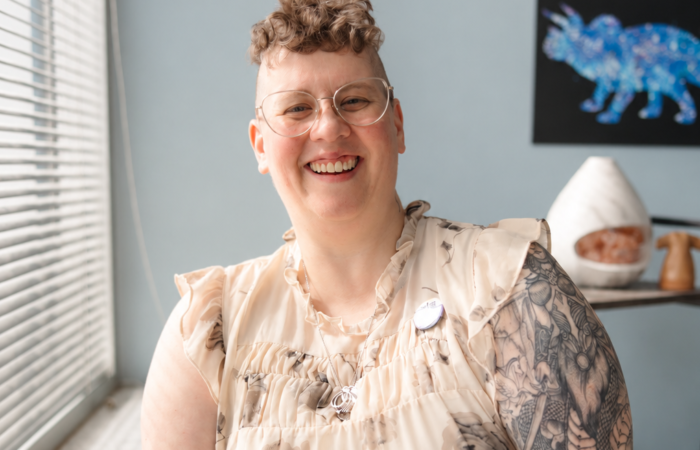 Meggan Hudspeth smiling in a professional portrait at Future Focus Counselling Center